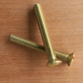 Wkręt maszynowy mosiądz